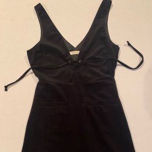 Capulet   Velvet black dress for teen